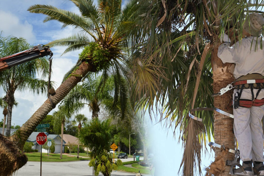 Palm Tree Trimming & Palm Tree Removal Affordable-Pro Tree Trimming & Removal Team of Port St. Lucie